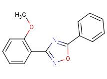 3-(2-methoxyphenyl)-5-phenyl-1,2,4-oxadiazole