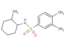 3,4-dimethyl-N-(2-methylcyclohexyl)benzenesulfonamide