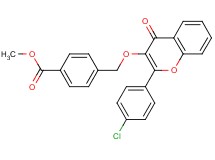 methyl 4-({[2-(4-chlorophenyl)-4-oxo-4H-chromen-3-yl]oxy}methyl)benzoate