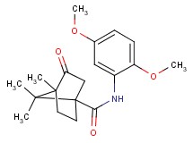 N-(2,5-dimethoxyphenyl)-4,7,7-trimethyl-3-oxobicyclo[2.2.1]heptane-1-carboxamide