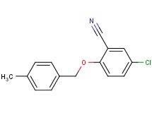 5-chloro-2-[(4-methylbenzyl)oxy]benzonitrile