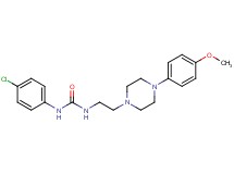 N-(4-chlorophenyl)-N'-{2-[4-(4-methoxyphenyl)-1-piperazinyl]ethyl}urea