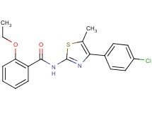 N-[4-(4-chlorophenyl)-5-methyl-1,3-thiazol-2-yl]-2-ethoxybenzamide