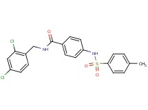N-(2,4-dichlorobenzyl)-4-{[(4-methylphenyl)sulfonyl]amino}benzamide