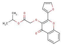 isopropyl {[2-(2-furyl)-4-oxo-4H-chromen-3-yl]oxy}acetate