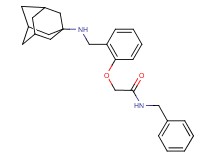 2-{2-[(1-adamantylamino)methyl]phenoxy}-N-benzylacetamide