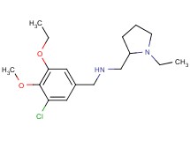 (3-chloro-5-ethoxy-4-methoxybenzyl)[(1-ethyl-2-pyrrolidinyl)methyl]amine dihydrochloride