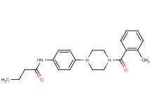 N-{4-[4-(2-methylbenzoyl)-1-piperazinyl]phenyl}butanamide