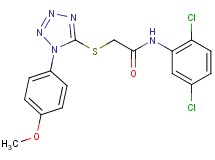 N-(2,5-dichlorophenyl)-2-{[1-(4-methoxyphenyl)-1H-tetrazol-5-yl]thio}acetamide