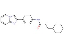 3-cyclohexyl-N-(4-imidazo[1,2-a]pyridin-2-ylphenyl)propanamide