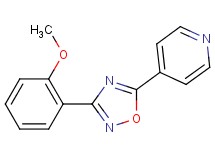 4-[3-(2-methoxyphenyl)-1,2,4-oxadiazol-5-yl]pyridine