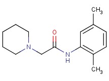 N-(2,5-dimethylphenyl)-2-(1-piperidinyl)acetamide