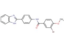 N-[4-(1H-benzimidazol-2-yl)phenyl]-3-bromo-4-methoxybenzamide