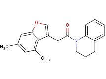 1-[(4,6-dimethyl-1-benzofuran-3-yl)acetyl]-1,2,3,4-tetrahydroquinoline