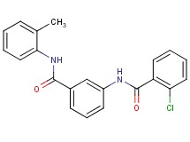 2-chloro-N-(3-{[(2-methylphenyl)amino]carbonyl}phenyl)benzamide