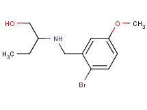 2-[(2-bromo-5-methoxybenzyl)amino]-1-butanol