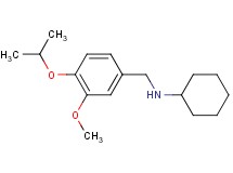 N-(4-isopropoxy-3-methoxybenzyl)cyclohexanamine hydrochloride