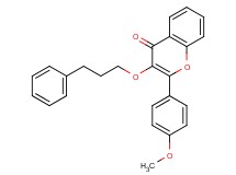2-(4-methoxyphenyl)-3-(3-phenylpropoxy)-4H-chromen-4-one