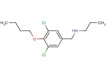 N-(4-butoxy-3,5-dichlorobenzyl)-1-propanamine hydrochloride