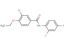 3-chloro-4-ethoxy-N-(2-fluoro-4-iodophenyl)benzamide