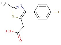 [4-(4-fluorophenyl)-2-methyl-1,3-thiazol-5-yl]acetic acid