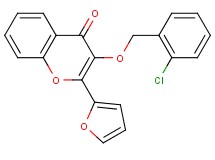 3-[(2-chlorobenzyl)oxy]-2-(2-furyl)-4H-chromen-4-one