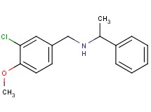 N-(3-chloro-4-methoxybenzyl)-1-phenylethanamine hydrochloride