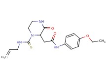 2-{1-[(allylamino)carbonothioyl]-3-oxo-2-piperazinyl}-N-(4-ethoxyphenyl)acetamide