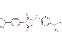 1-(4-isopropylphenyl)-3-[(4-isopropylphenyl)amino]-2,5-pyrrolidinedione