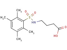 4-{[(2,3,5,6-tetramethylphenyl)sulfonyl]amino}butanoic acid