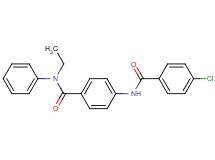 4-chloro-N-(4-{[ethyl(phenyl)amino]carbonyl}phenyl)benzamide