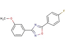 5-(4-fluorophenyl)-3-(3-methoxyphenyl)-1,2,4-oxadiazole