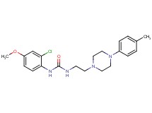 N-(2-chloro-4-methoxyphenyl)-N'-{2-[4-(4-methylphenyl)-1-piperazinyl]ethyl}urea