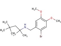 N-(2-bromo-4,5-dimethoxybenzyl)-2,4,4-trimethyl-2-pentanamine hydrochloride