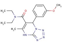 N,N-diethyl-7-(3-methoxyphenyl)-5-methyl-4,7-dihydrotetrazolo[1,5-a]pyrimidine-6-carboxamide