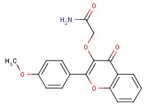 2-{[2-(4-methoxyphenyl)-4-oxo-4H-chromen-3-yl]oxy}acetamide