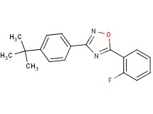 3-(4-tert-butylphenyl)-5-(2-fluorophenyl)-1,2,4-oxadiazole