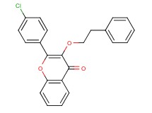 2-(4-chlorophenyl)-3-(2-phenylethoxy)-4H-chromen-4-one