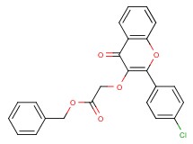 benzyl {[2-(4-chlorophenyl)-4-oxo-4H-chromen-3-yl]oxy}acetate