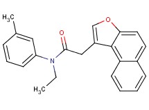N-ethyl-N-(3-methylphenyl)-2-naphtho[2,1-b]furan-1-ylacetamide