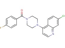 7-chloro-4-[4-(4-fluorobenzoyl)-1-piperazinyl]quinoline