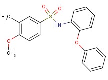 4-methoxy-3-methyl-N-(2-phenoxyphenyl)benzenesulfonamide