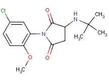 3-(tert-butylamino)-1-(5-chloro-2-methoxyphenyl)-2,5-pyrrolidinedione