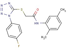 N-(2,5-dimethylphenyl)-2-{[1-(4-fluorophenyl)-1H-tetrazol-5-yl]thio}acetamide