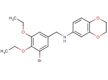 (3-bromo-4,5-diethoxybenzyl)2,3-dihydro-1,4-benzodioxin-6-ylamine