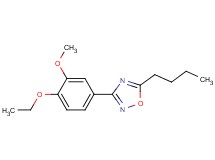 5-butyl-3-(4-ethoxy-3-methoxyphenyl)-1,2,4-oxadiazole