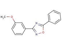 3-(3-methoxyphenyl)-5-phenyl-1,2,4-oxadiazole