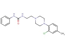 N-{2-[4-(2-chloro-4-methylphenyl)-1-piperazinyl]ethyl}-N'-phenylurea