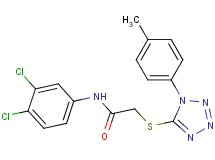 N-(3,4-dichlorophenyl)-2-{[1-(4-methylphenyl)-1H-tetrazol-5-yl]thio}acetamide