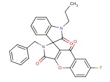 2-benzyl-7-fluoro-1'-propyl-2H-spiro[chromeno[2,3-c]pyrrole-1,3'-indole]-2',3,9(1'H)-trione